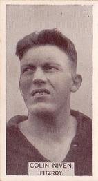 1933 Wills's Victorian Footballers (Small) #28 Colin Niven Front
